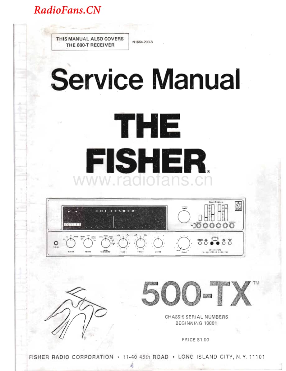 Fisher-500TX-rec-sm(1)维修电路图 手册.pdf_第1页