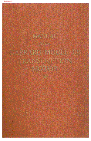 Garrard-301-tt-sm2维修电路图 手册.pdf