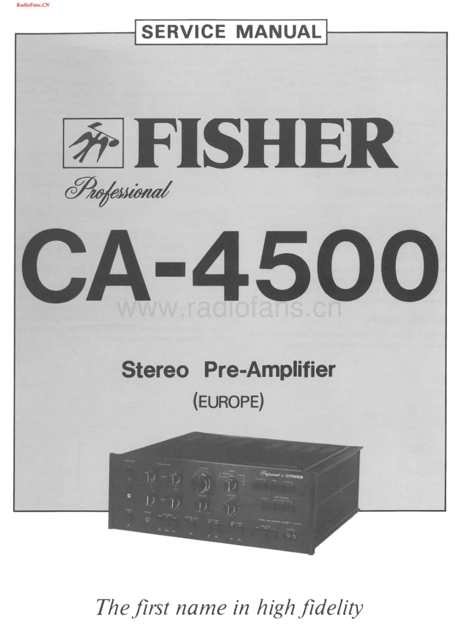 Fisher-CA4500-pre-sm维修电路图 手册.pdf_第1页