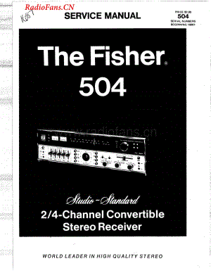 Fisher-504-rec-sm维修电路图 手册.pdf