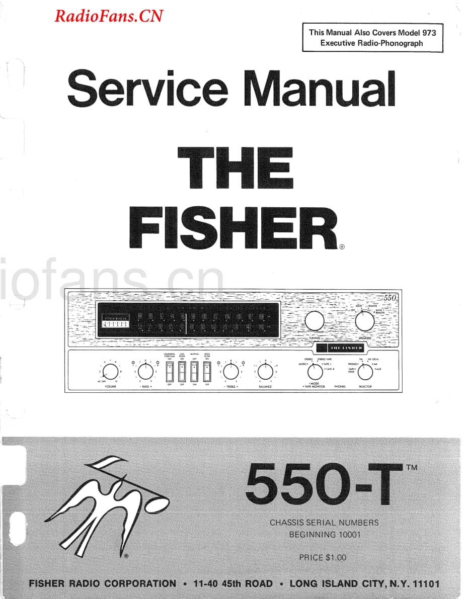 Fisher-550T-rec-sm(1)维修电路图 手册.pdf_第1页