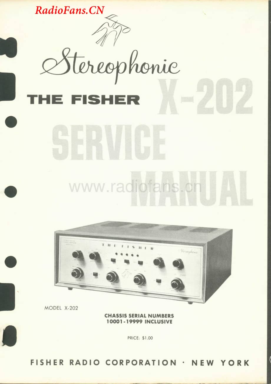 Fisher-X202-int-sm维修电路图 手册.pdf_第1页