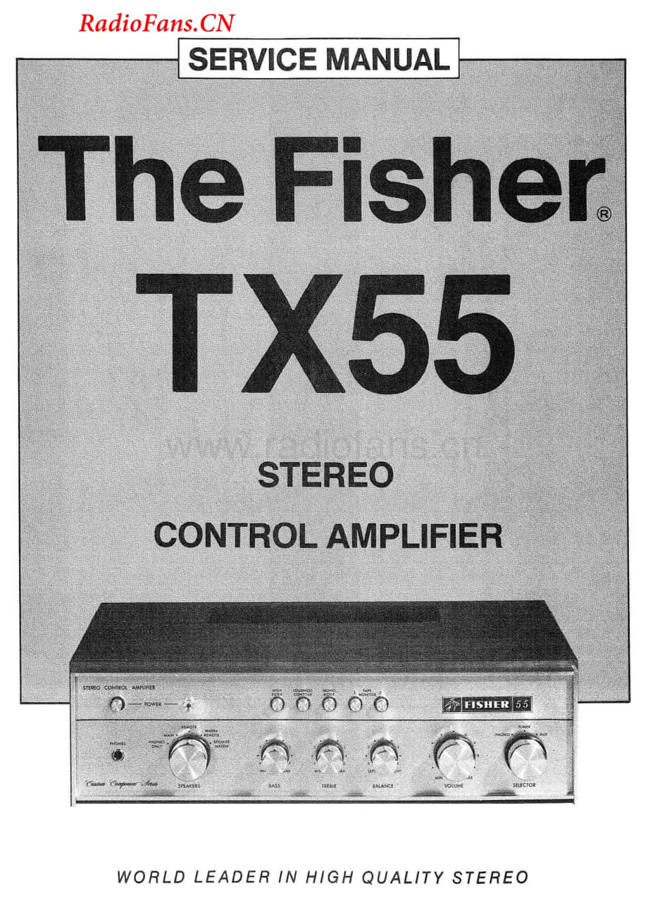 Fisher-TX55-int-sm维修电路图 手册.pdf_第1页