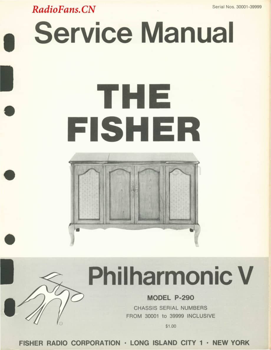 Fisher-PhilharmonicP290-mc-sm1维修电路图 手册.pdf_第1页