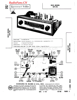 Eico-HFT90SAMS-tun-sm维修电路图 手册.pdf