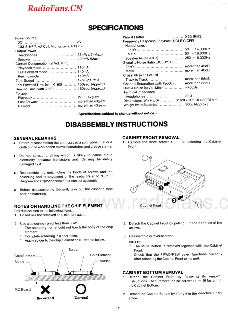 Fisher-PH35-tape-sm维修电路图 手册.pdf_第2页