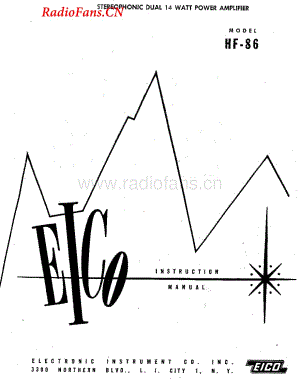 Eico-HF86-pwr-sm维修电路图 手册.pdf
