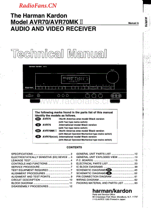 HarmanKardon-AVR70MKII-avr-sm1维修电路图 手册.pdf
