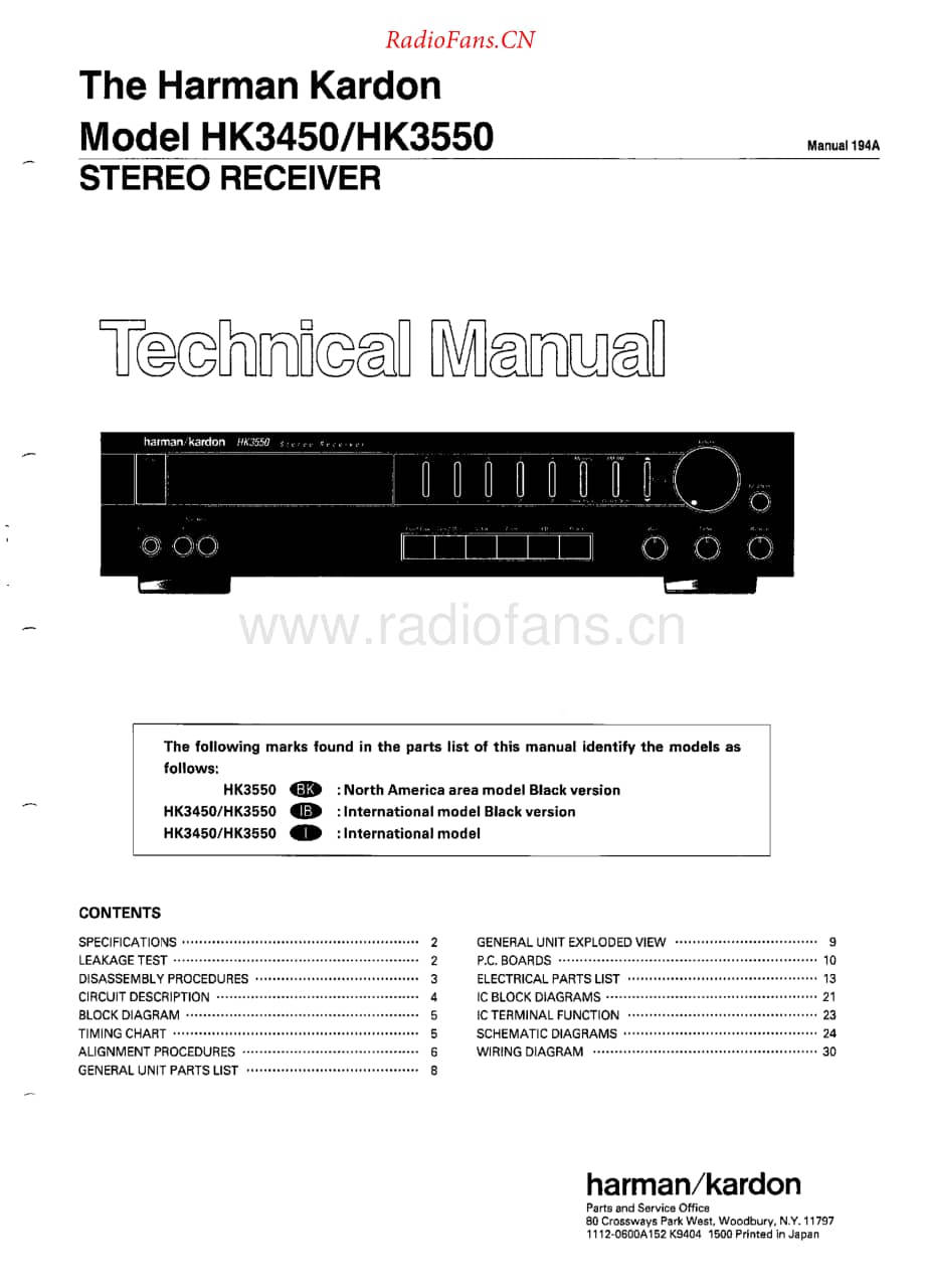 HarmanKardon-HK3450-rec-sch维修电路原理图.pdf_第1页