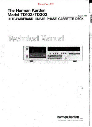 HarmanKardon-TD202-tape-sm维修电路原理图.pdf