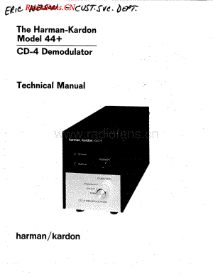 HarmanKardon-44P-sch维修电路图 手册.pdf
