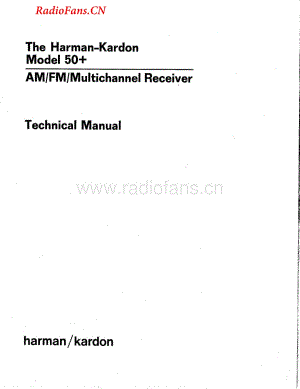 HarmanKardon-50+rec-sm维修电路图 手册.pdf