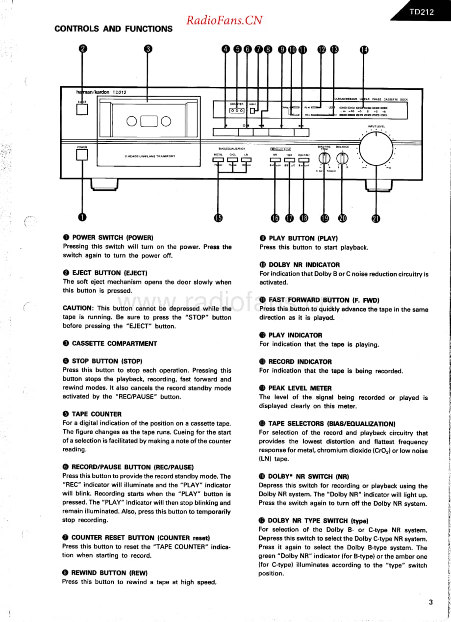 HarmanKardon-TD212-tape-sm维修电路原理图.pdf_第3页