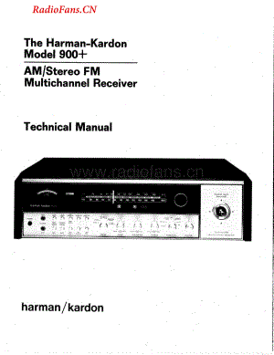HarmanKardon-900+rec-sm维修电路图 手册.pdf