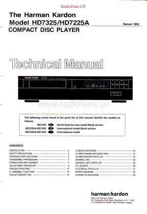 HarmanKardon-HD7325-cd-sm维修电路原理图.pdf