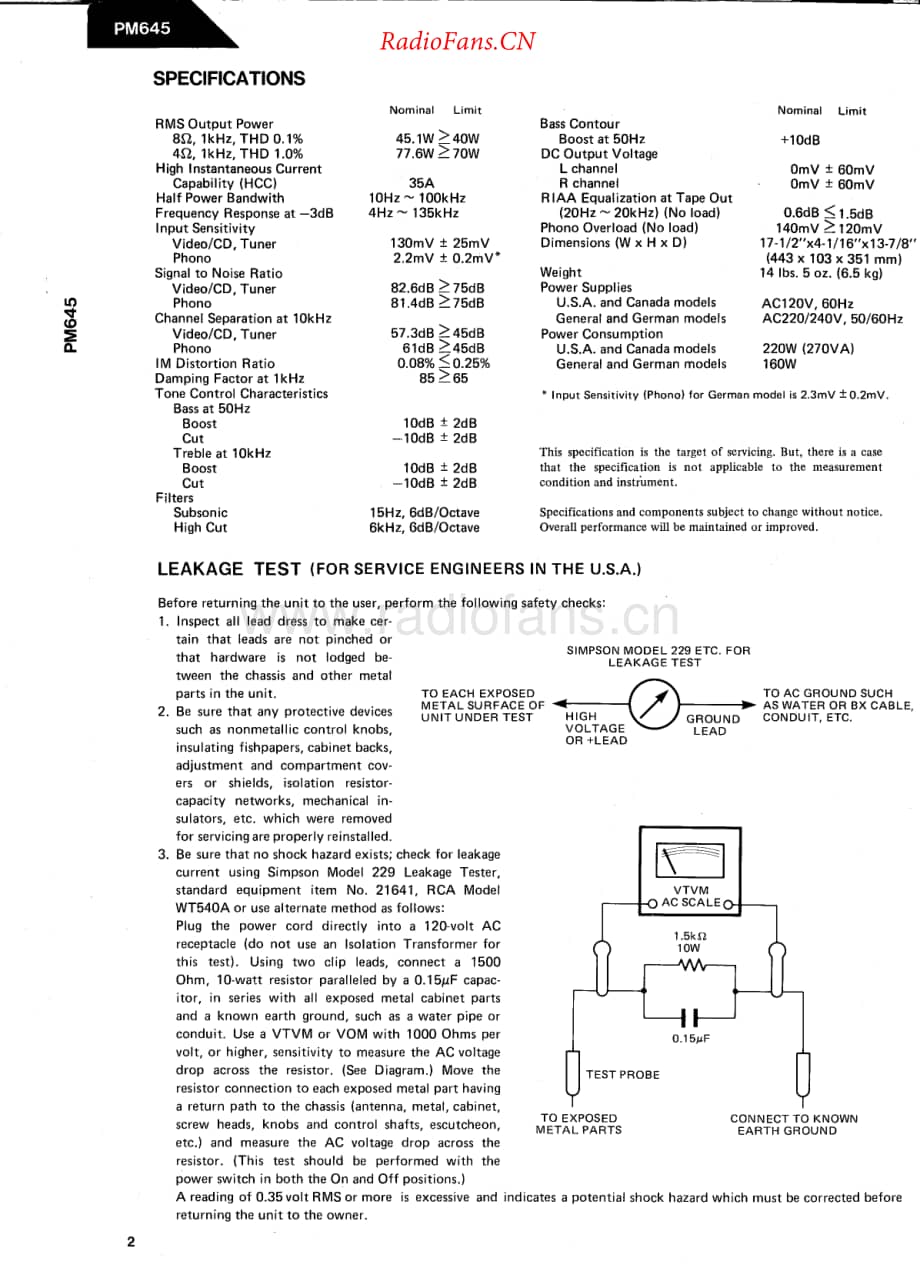 HarmanKardon-PM645-int-sm维修电路原理图.pdf_第2页
