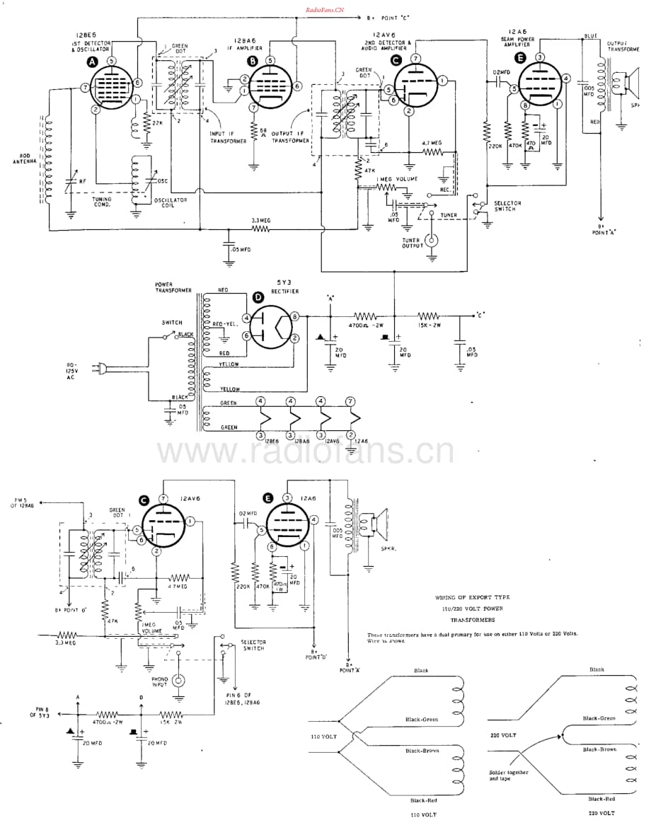 Heathkit-BR2-tun-sch维修电路原理图.pdf_第2页