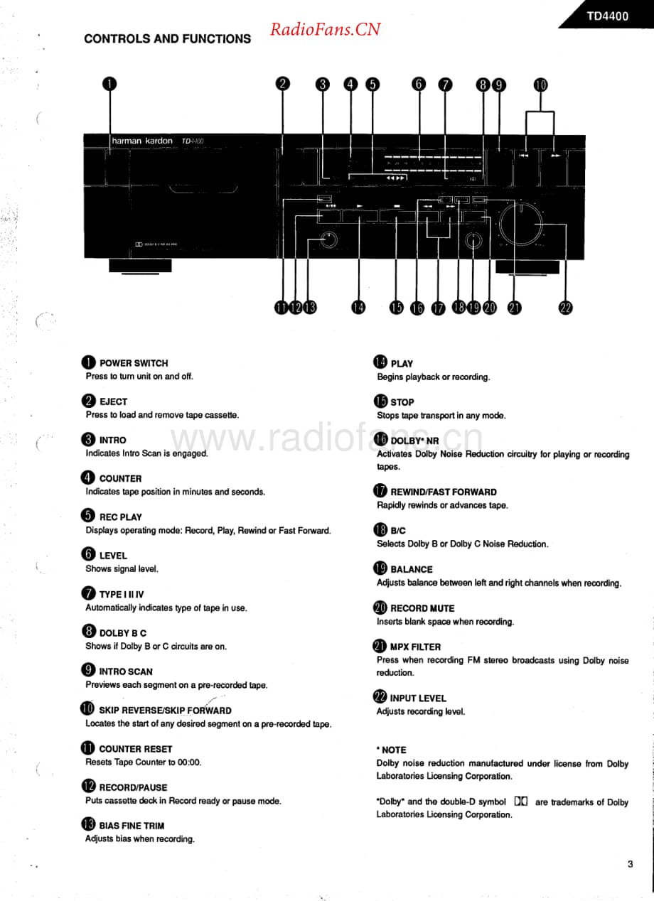HarmanKardon-TD4400-tape-sm维修电路原理图.pdf_第3页