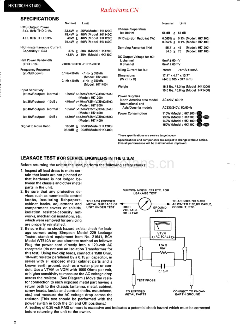 HarmanKardon-HK1400-int-sm2维修电路原理图.pdf_第2页