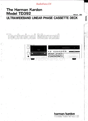 HarmanKardon-TD392-tape-sm维修电路原理图.pdf