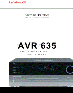 HarmanKardon-AVR635-avr-sm3维修电路图 手册.pdf