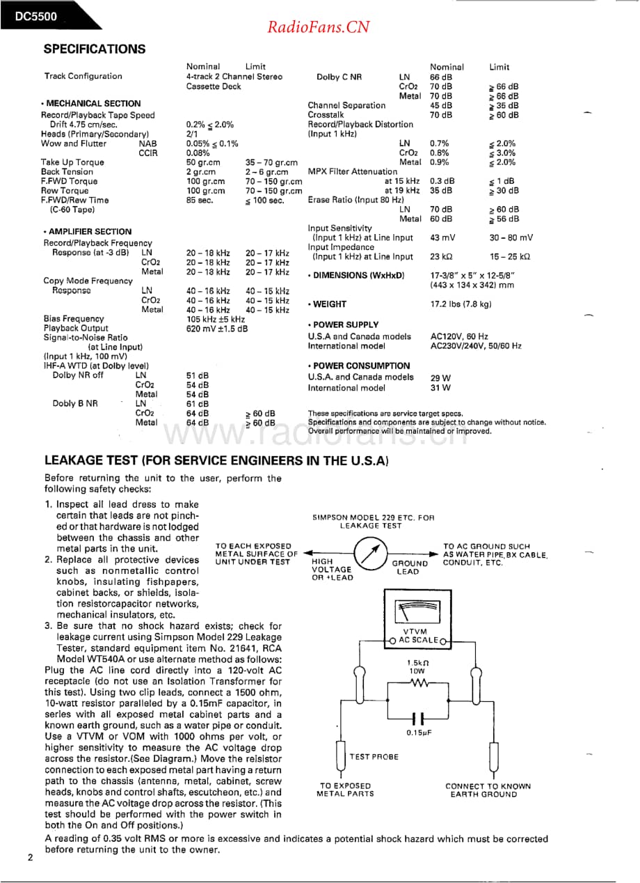 HarmanKardon-DC5500-tape-sm维修电路原理图.pdf_第2页