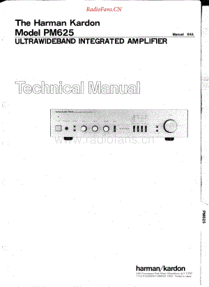 HarmanKardon-PM625-int-sm维修电路原理图.pdf