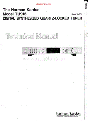HarmanKardon-TU915-tun-sm维修电路原理图.pdf