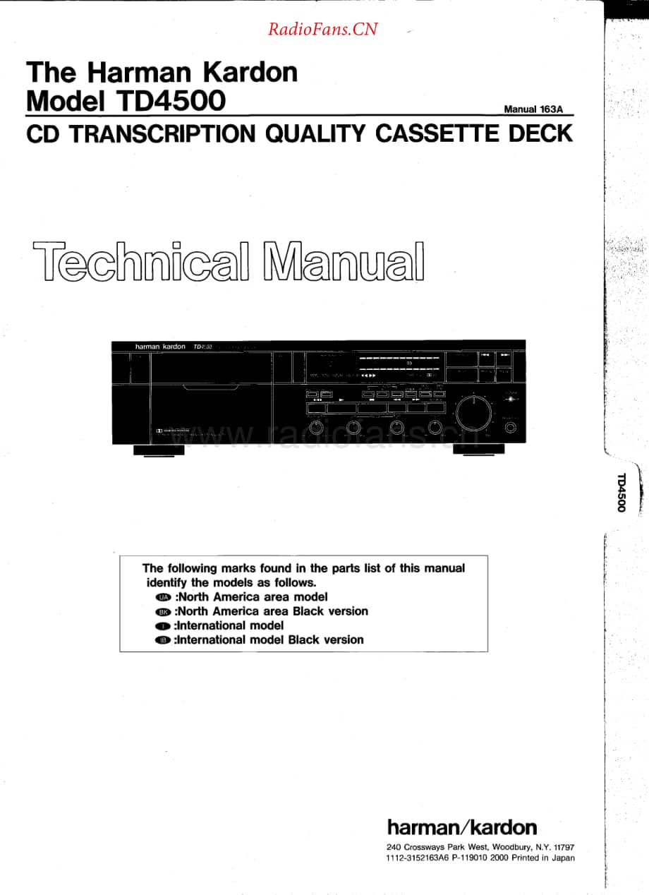 HarmanKardon-TD4500-tape-sm维修电路原理图.pdf_第1页