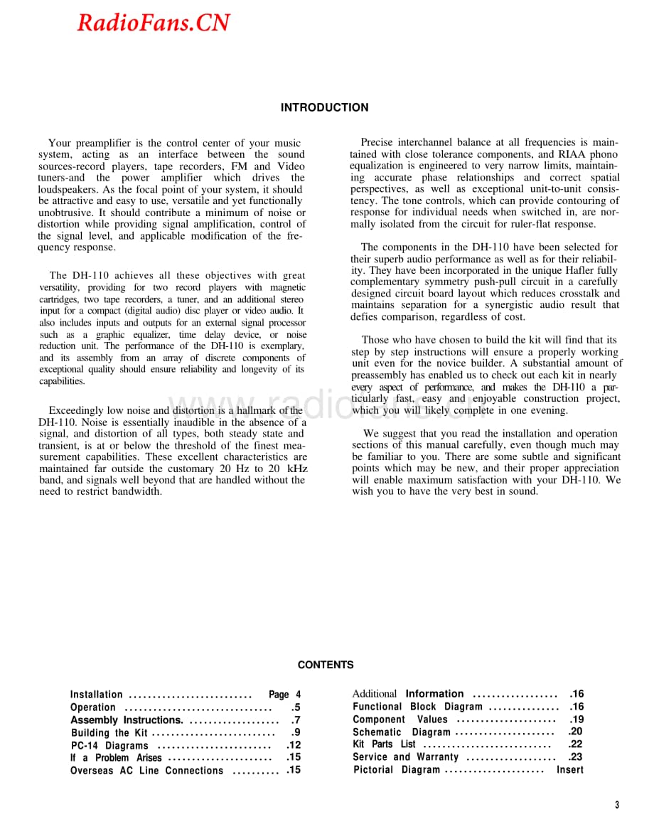 Hafler-DH110-pre-sm维修电路图 手册.pdf_第3页