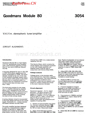 Goodmans-Module80-rec-sd维修电路图 手册.pdf
