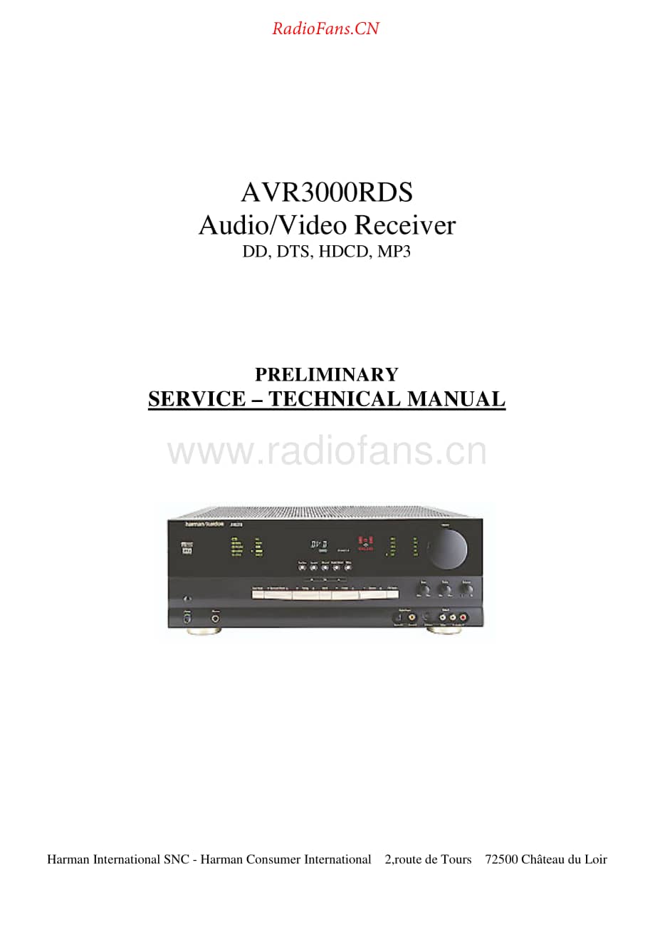 HarmanKardon-AVR3000RDS-avr-sm维修电路原理图.pdf_第1页