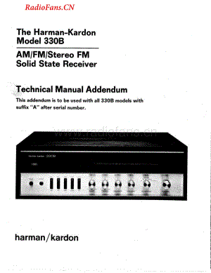 HarmanKardon-330B-rec-sma维修电路图 手册.pdf