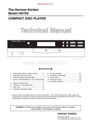 HarmanKardon-HD750-cd-sm维修电路原理图.pdf