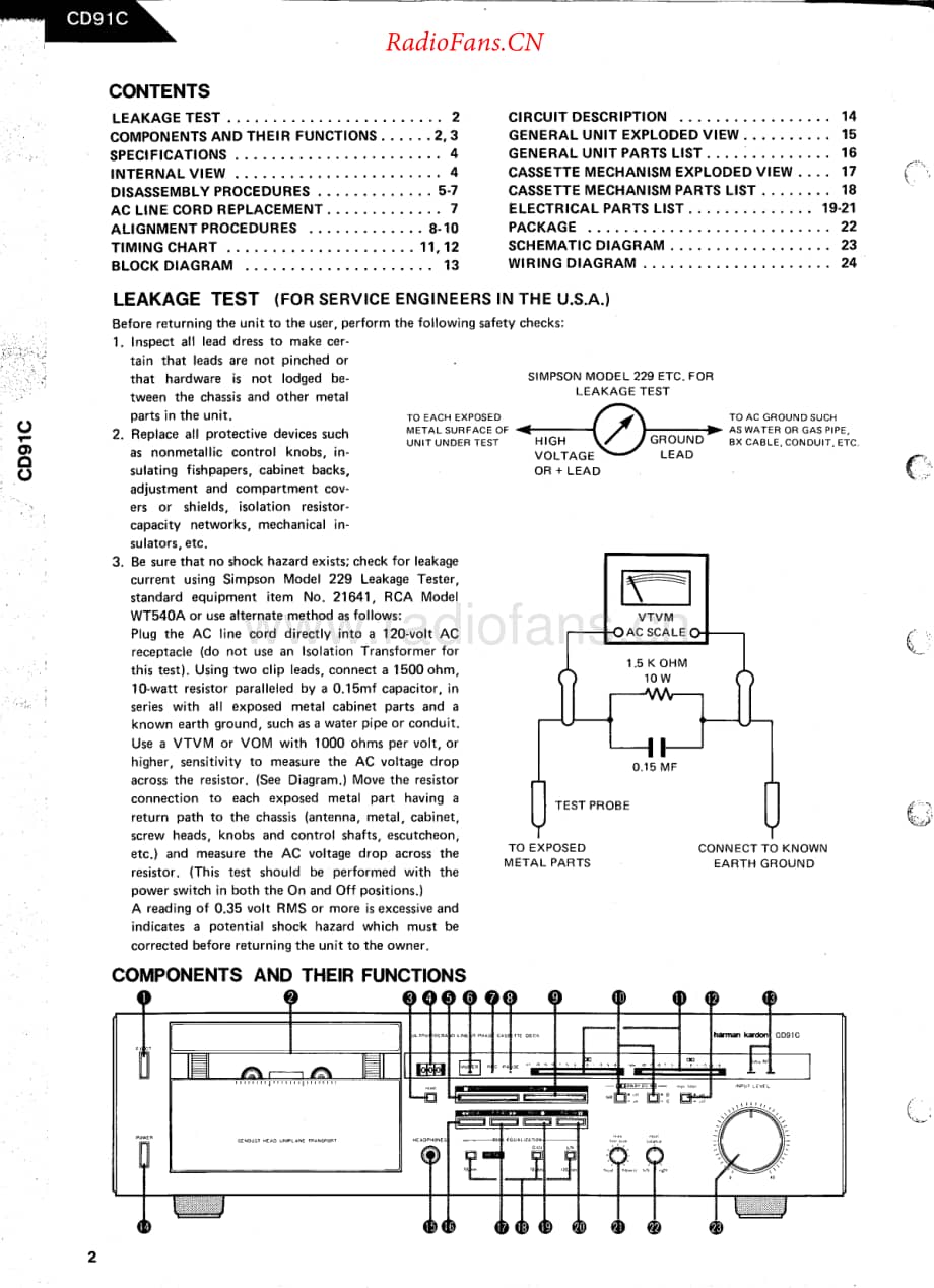 HarmanKardon-CD91C-tape-sm维修电路原理图.pdf_第2页