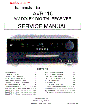 HarmanKardon-AVR110-avr-sm维修电路图 手册.pdf