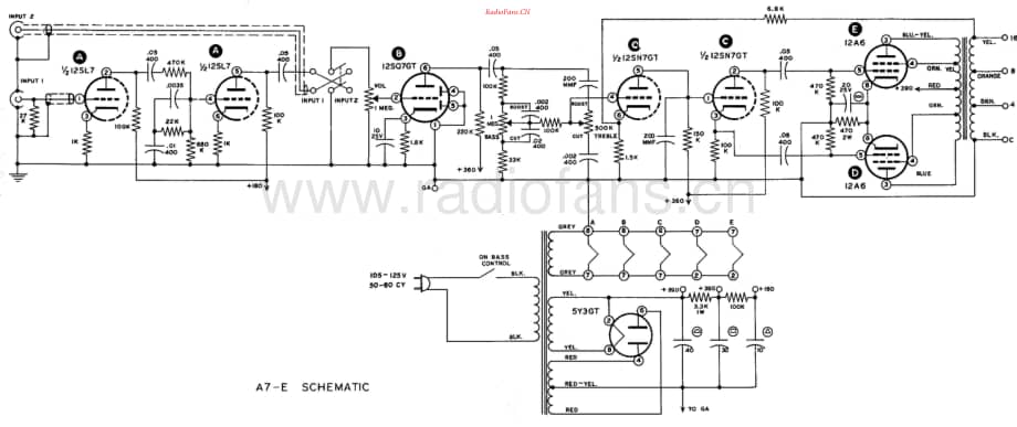 Heathkit-A7E-pwr-sch维修电路原理图.pdf_第1页