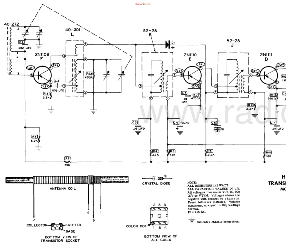 Heathkit-XR2-rad-sch维修电路原理图.pdf_第2页