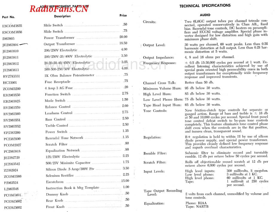 HarmanKardon-A260-int-sch维修电路图 手册.pdf_第2页