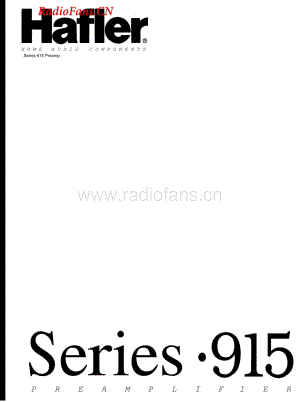Hafler-915-pre-sm维修电路图 手册.pdf