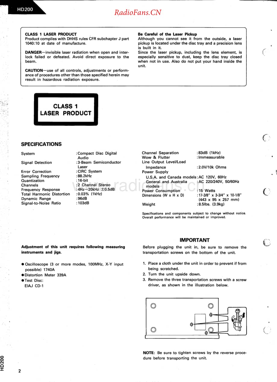 HarmanKardon-HD200-cd-sm维修电路原理图.pdf_第2页