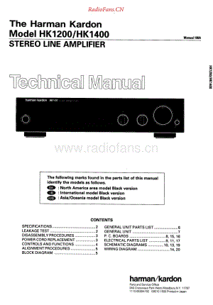 HarmanKardon-HK1400-int-sm1维修电路原理图.pdf