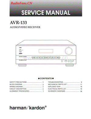 HarmanKardon-AVR133-avr-sm维修电路图 手册.pdf