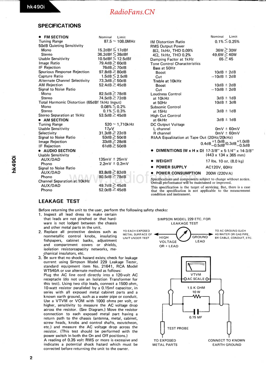 HarmanKardon-HK490I-rec-sm维修电路原理图.pdf_第2页