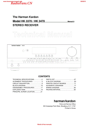 HarmanKardon-3370-rec-sm维修电路图 手册.pdf