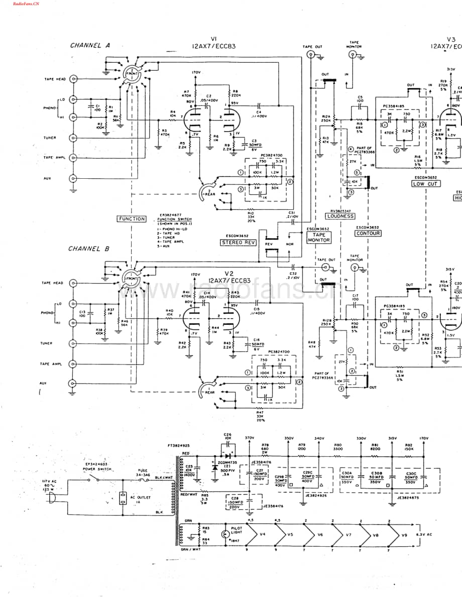 HarmanKardon-A500-int-sch维修电路图 手册.pdf_第1页