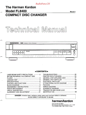 HarmanKardon-FL8400-cd-sm维修电路原理图.pdf