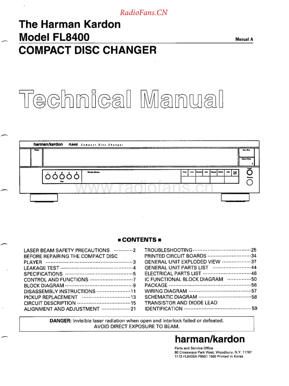 HarmanKardon-FL8400-cd-sm维修电路原理图.pdf_第1页