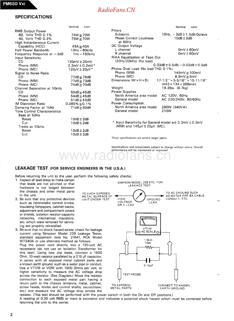 HarmanKardon-PM650VXI-int-sm维修电路原理图.pdf_第2页