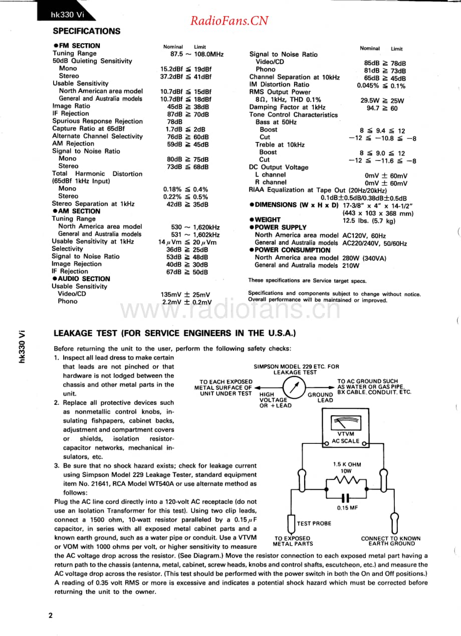 HarmanKardon-HK330VI-rec-sm维修电路原理图.pdf_第2页